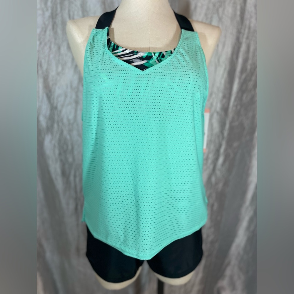 ZeroXposur wide strap tankini NEW with tags; UPF 50+ sun protection Small